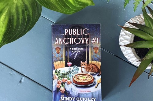 Public Anchovy #1 is a locked room style cozy mystery in the Deep Dish Mystery series written by Mindy Quigley