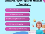 Research Paper Topics In Machine Learning Phd Projects