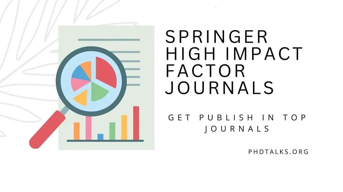 Springer high impact factor journals