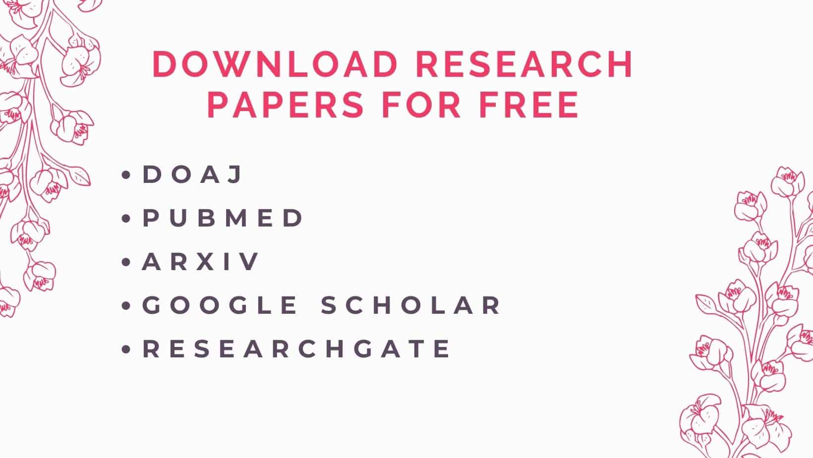 Download Research Papers for Free