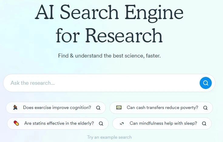consensus ai search engine for scientific research