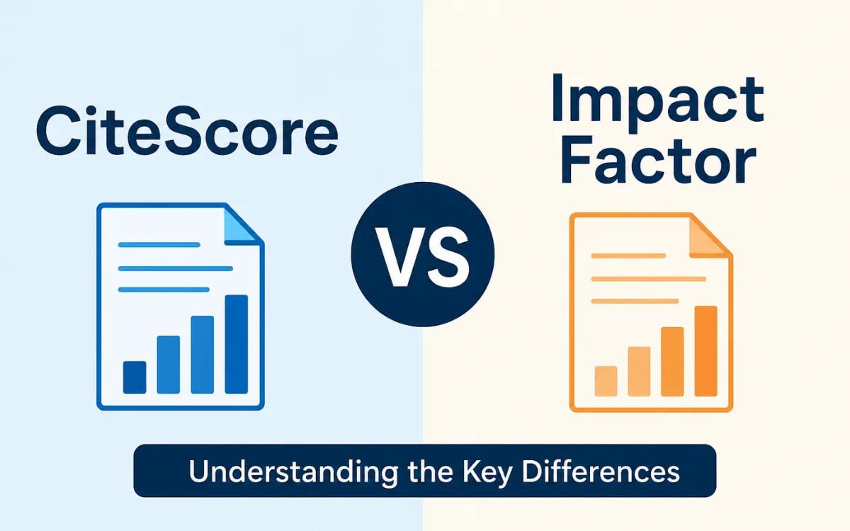 CiteScore vs Impact Factor: Key Differences every Researcher should Know