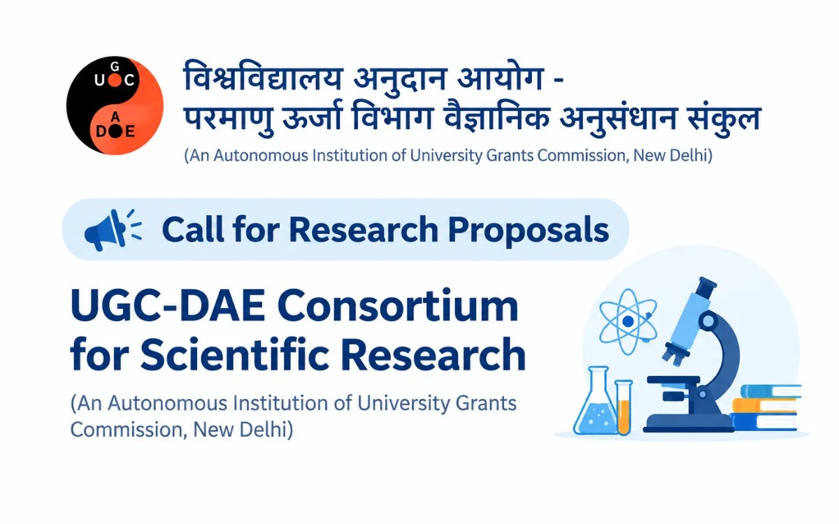 UGC-DAE CSR Call for Collaborative Research Proposals 2026
