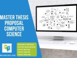 Master Thesis Proposal Computer Science Guidance