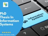 Phd Thesis In Information Systems Phd Support