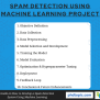 Spam Detection Using Machine Learning Ideas