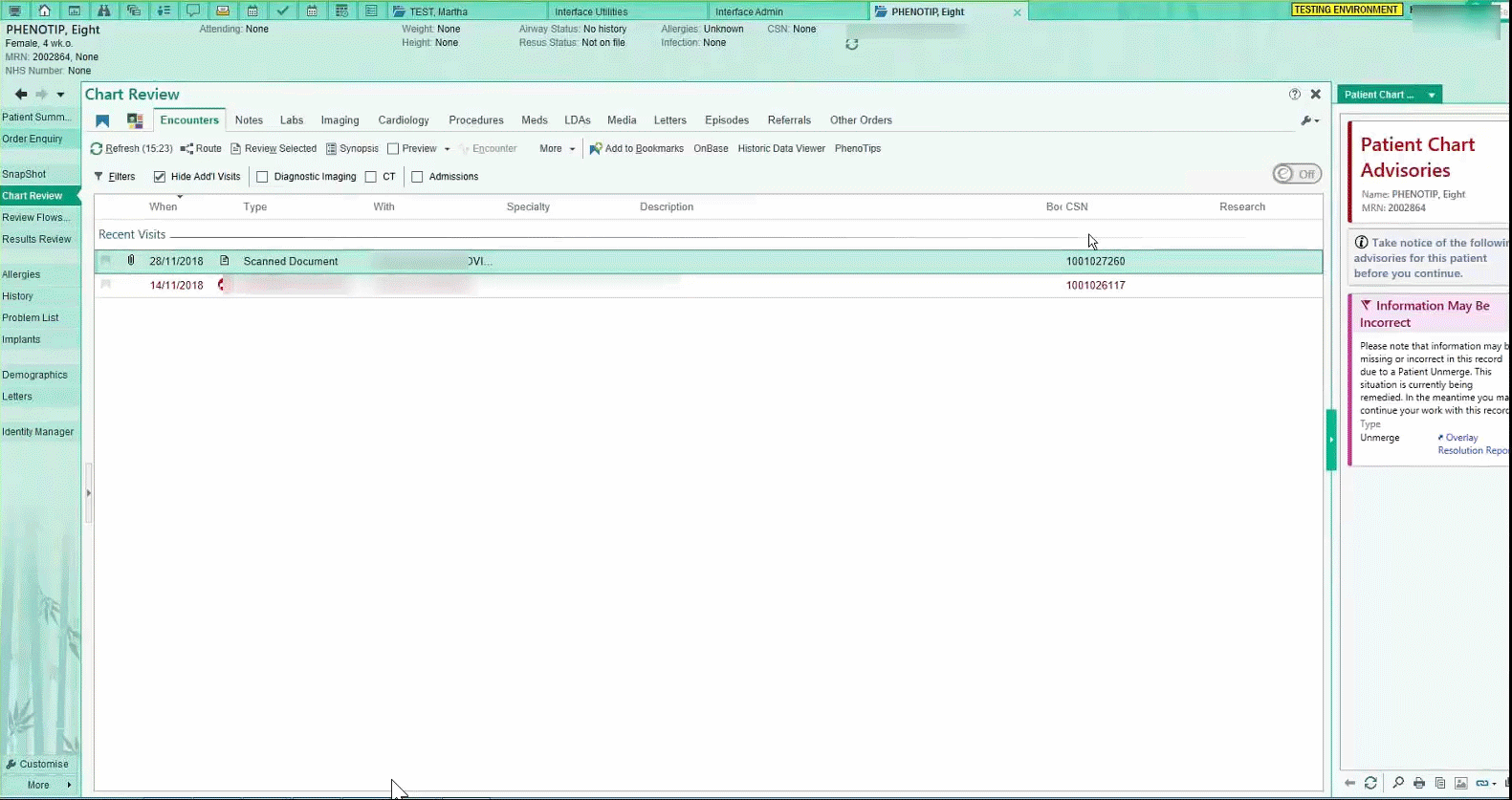 Screencapture of a user navigating to the draw pedigree button in the PhenoTips software. User is then taken to a blank pedigree.