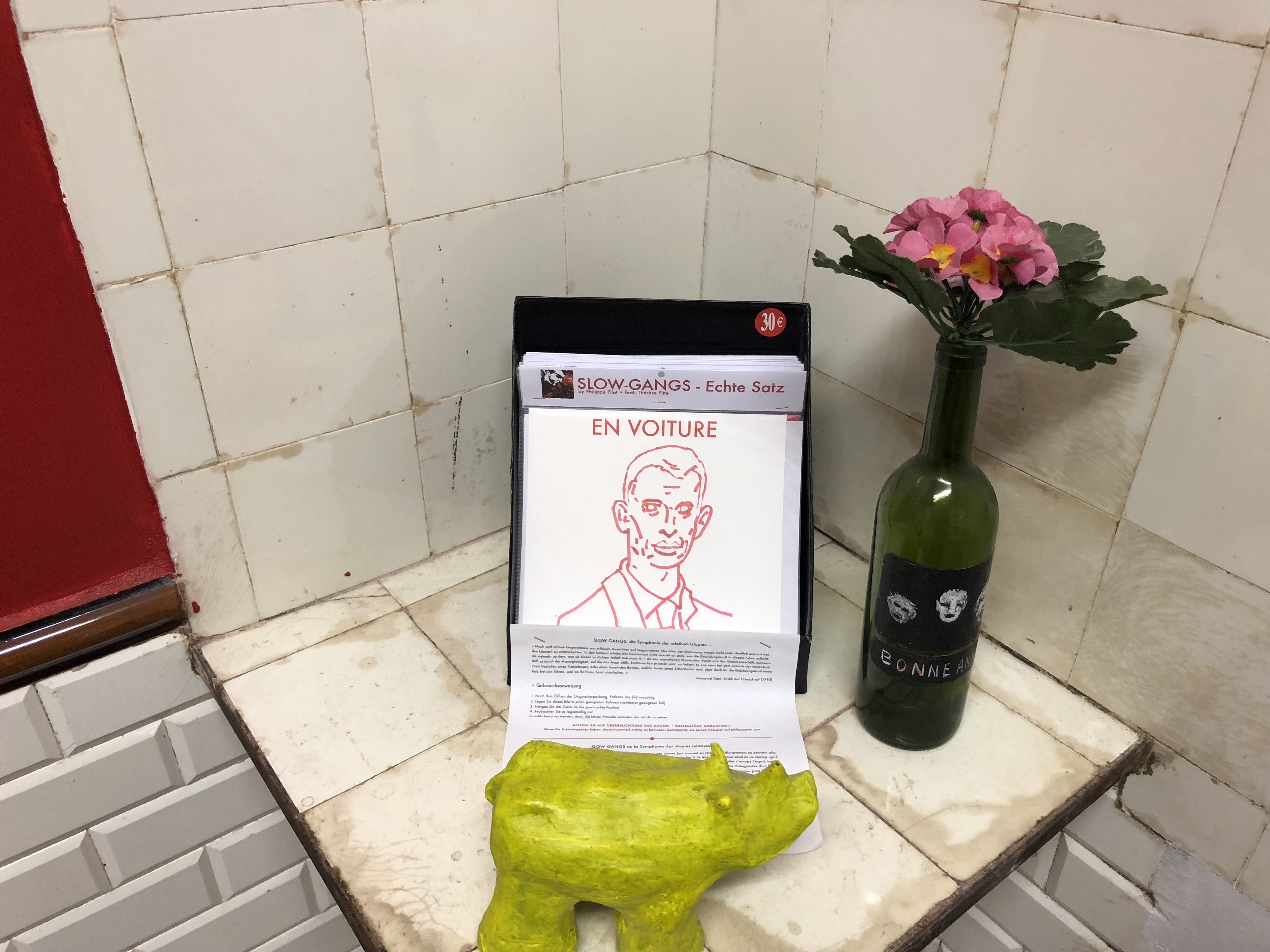 Pièce d'exposition de Philippe Pitet à la Fondation François Lagrange de Die dans la Drôme