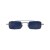 X2.2 Silver Frame - Clear Anti Glare ClipOn:Blue Silver Flashed Lens