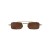 X2.2 Gold Frame - Clear Anti Glare ClipOn:Brown Gold Flashed Lens