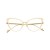 X39 Ivory/Gold Frame - Clear Lens