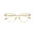 X41 Ivory/Gold Frame - Clear Lens