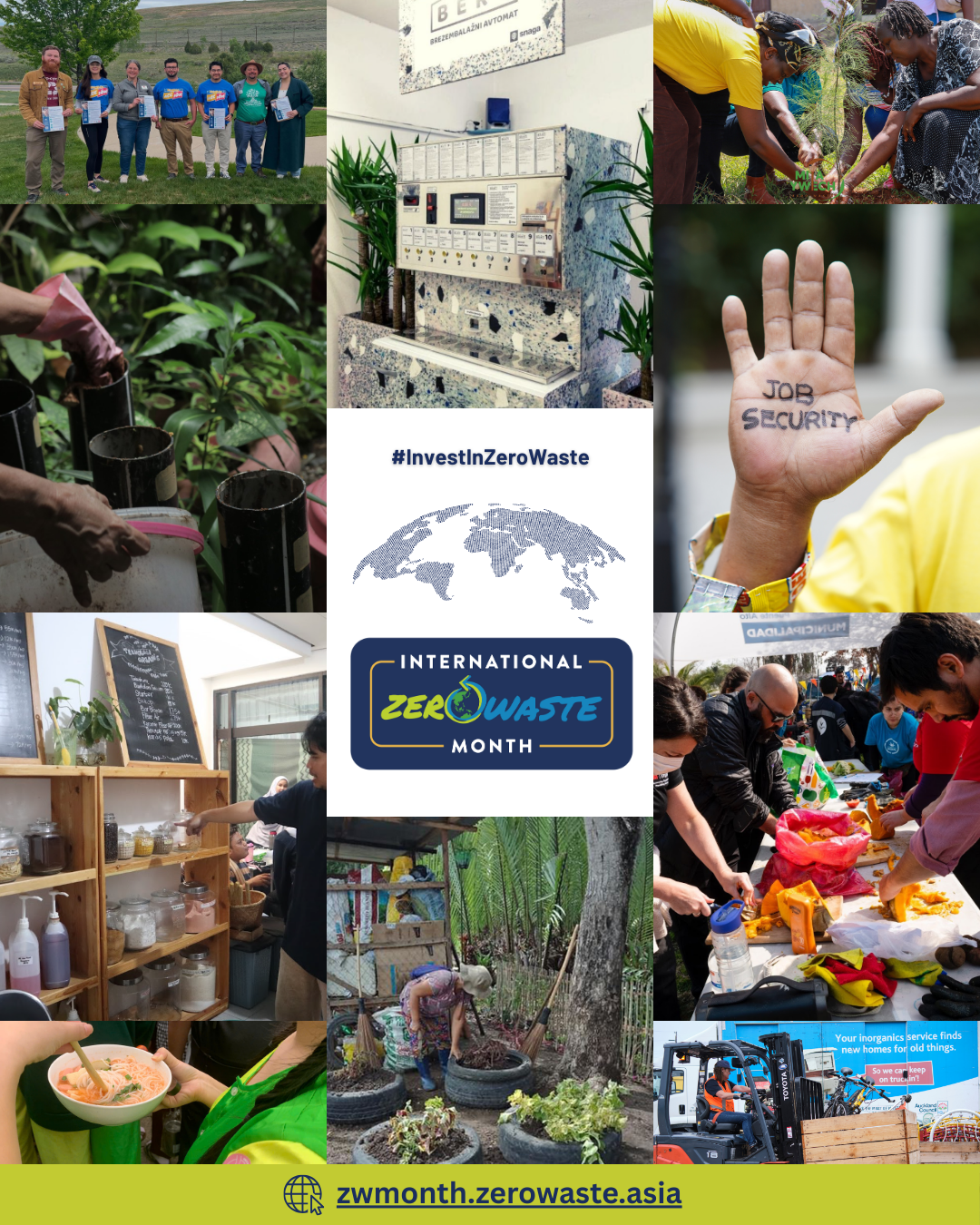Zero Waste Month 2026 Calls For More Investments On Zero IZWM 2026 Poster 