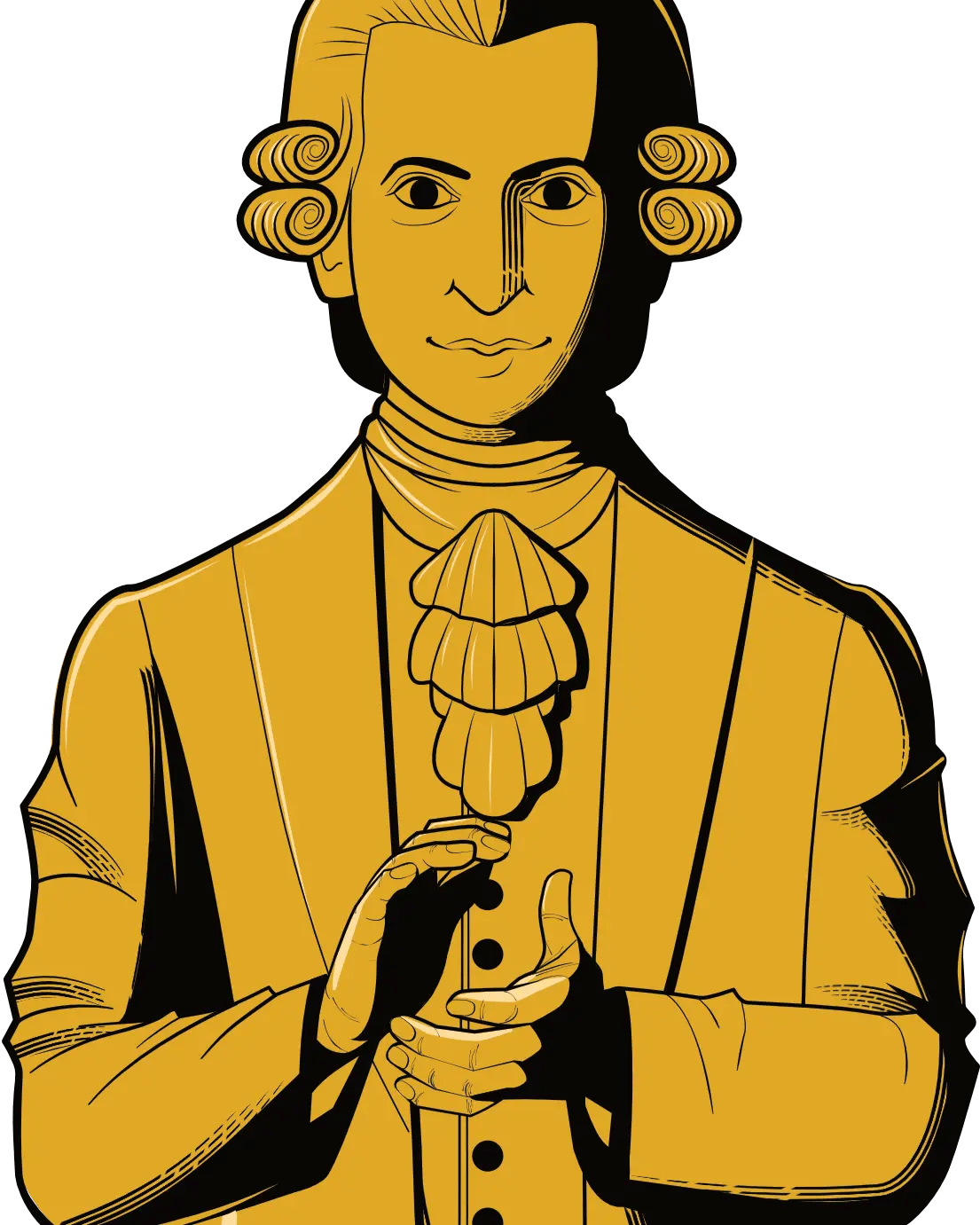 Close-Up of a Mozart vector-art made by Philipp