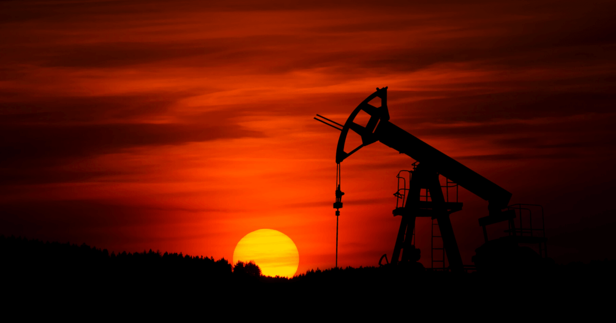 A pumpjack sits on a piece of land that is currently under forced mineral pooling in Oklahoma.