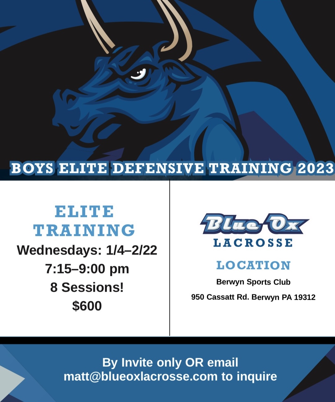 rutgers summer session 2023 registration Blue Ox offering Boys' Elite Defensive Training at