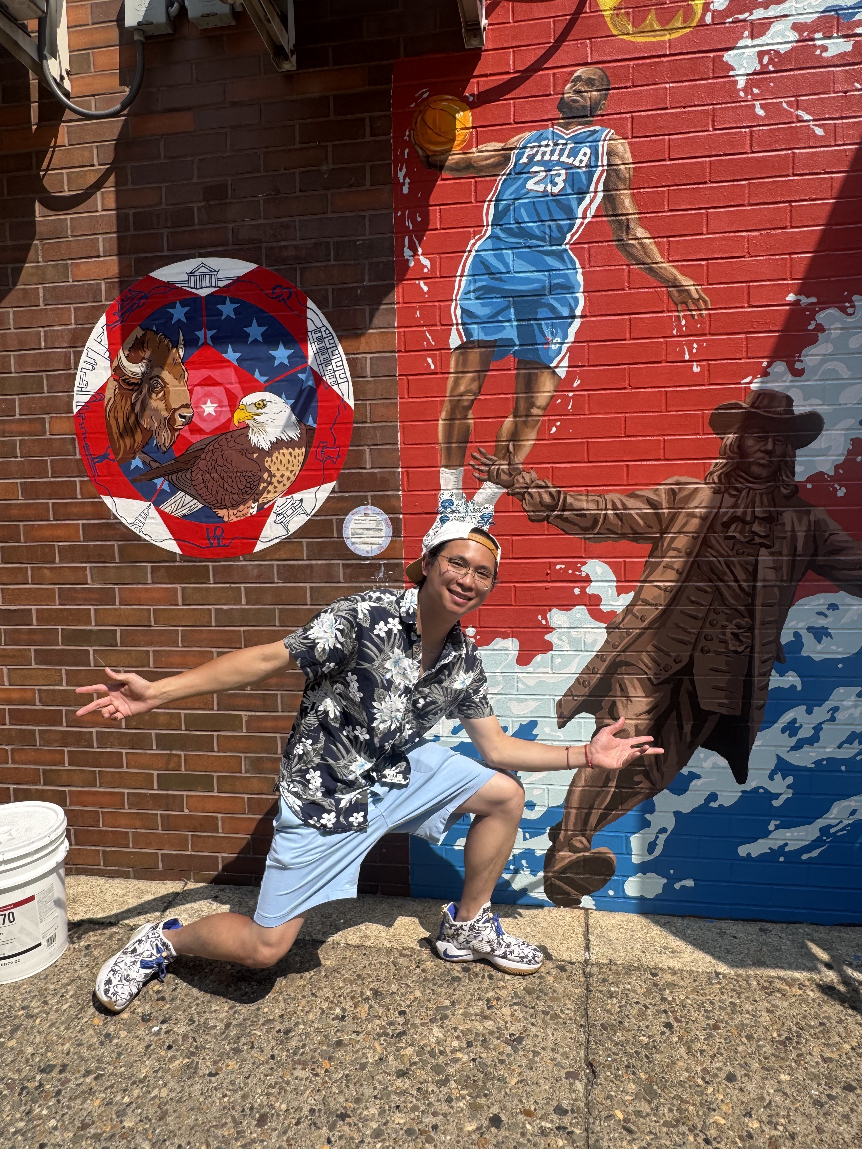 Chenlin Cai Discusses His New Lebron James Mural in Chinatown