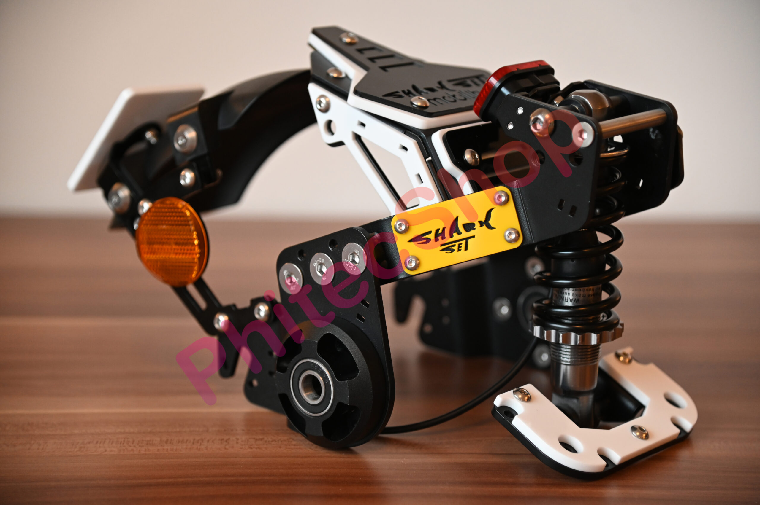 Hinterradaufhängung Kit Für Segway Ninebot Max G30 – Mit Federung, Kotflügel & LED-Rücklicht