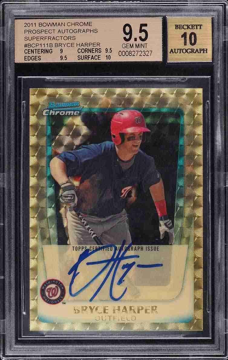 Bryce Harper's Rarest Rookie Card is Up for Auction for The First