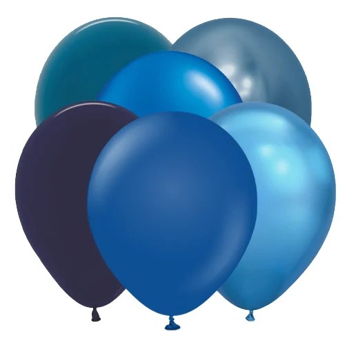 Hochwertige Latexballons in Dunkelblau