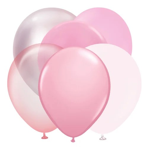 Hochwertige Latexballons in Hellrosa