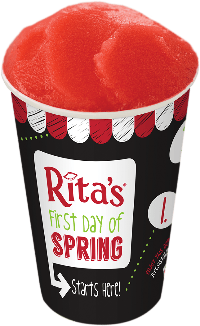 Rita's Italian Ice First Day of Spring Cup