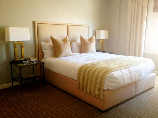 King-sized bed in our Luxury Room