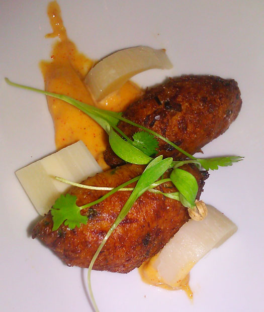 Cod Fritters at Taggia Restaurant
