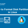 How To Format Disk Partitions In Linux {ext4, NTFS And FAT32}
