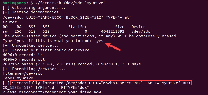 How to Format USB Drives in Linux (4) How to Format USB Drives in Linux (4)