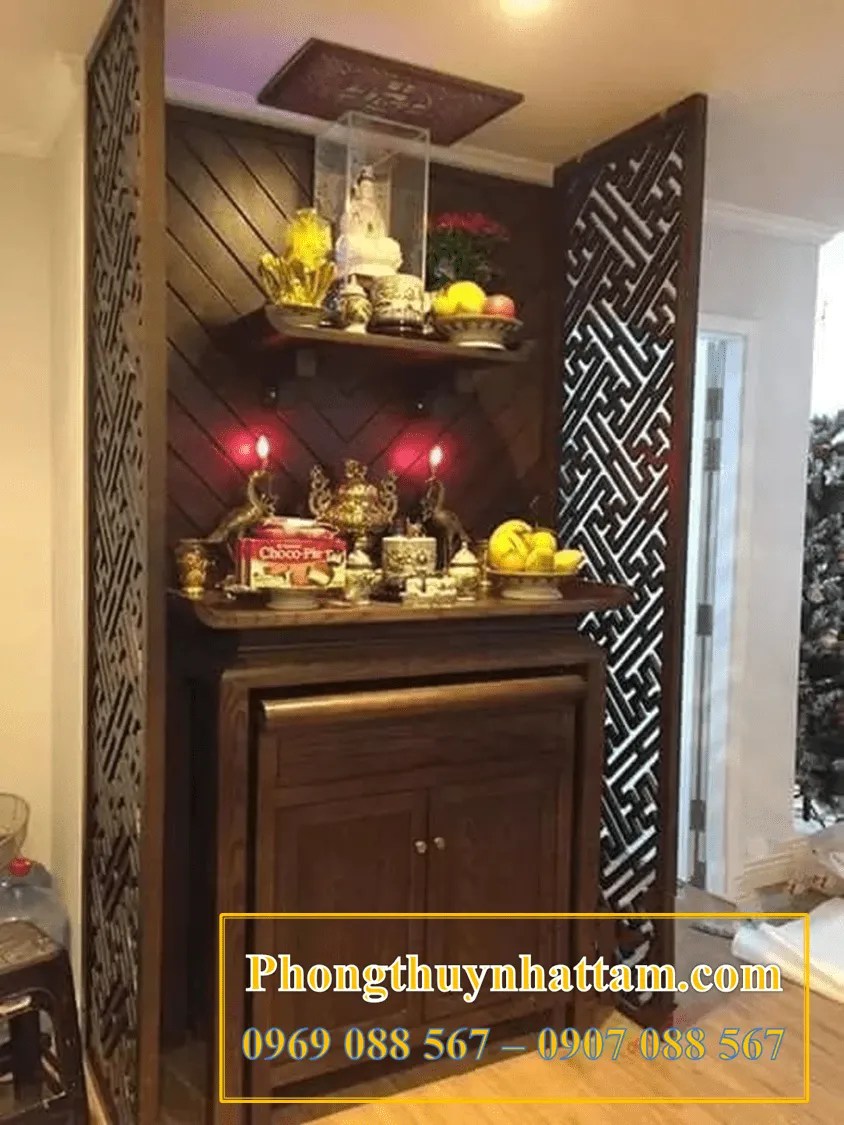 kệ thờ treo tường đẹp