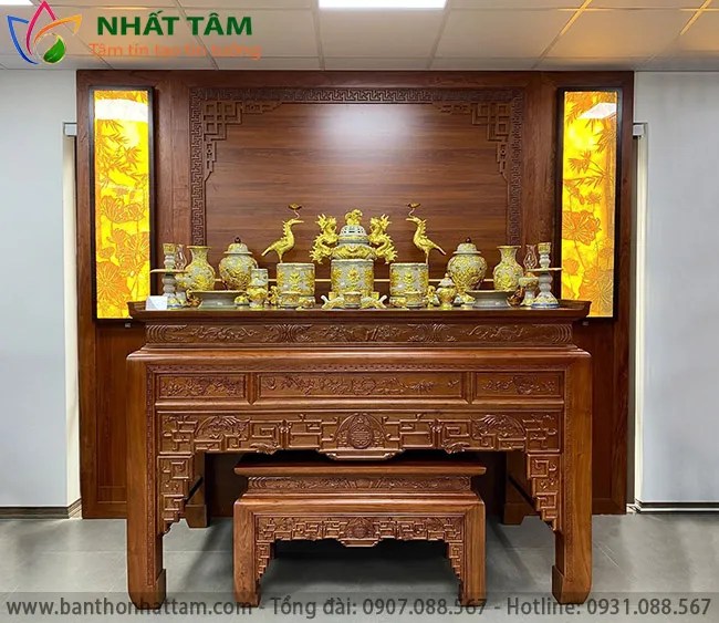 Sắp xếp bàn thờ gia tiên chuẩn phong thủy