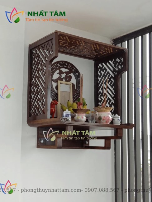 mẫu bàn thờ treo tường đẹp mẫu bàn thờ treo chung cư đẹp