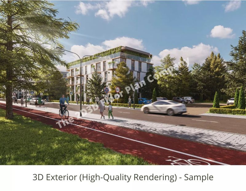 3d Floor Plan Rendering Services For Real Estate - Stunning Ocean Art - Retina