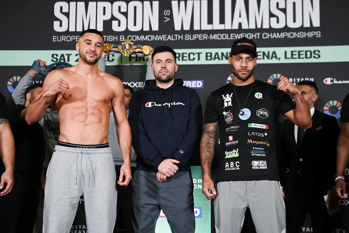 Williamson vs. Simpson: Rematch for British & European Titles (2026)