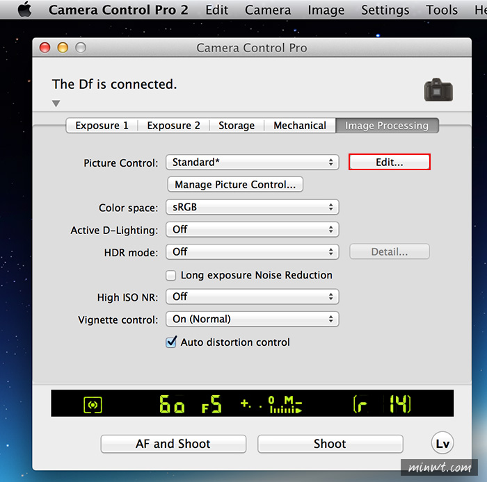 梅問題-《Nikon Camera Control Pro2》自訂Nikon Df相片調控檔