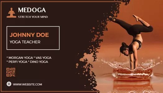 110 Free Yoga Business Card Templates Photoadking