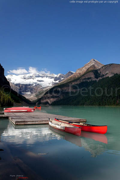 Lumières matinales sur le lac Louise - Banf Canada