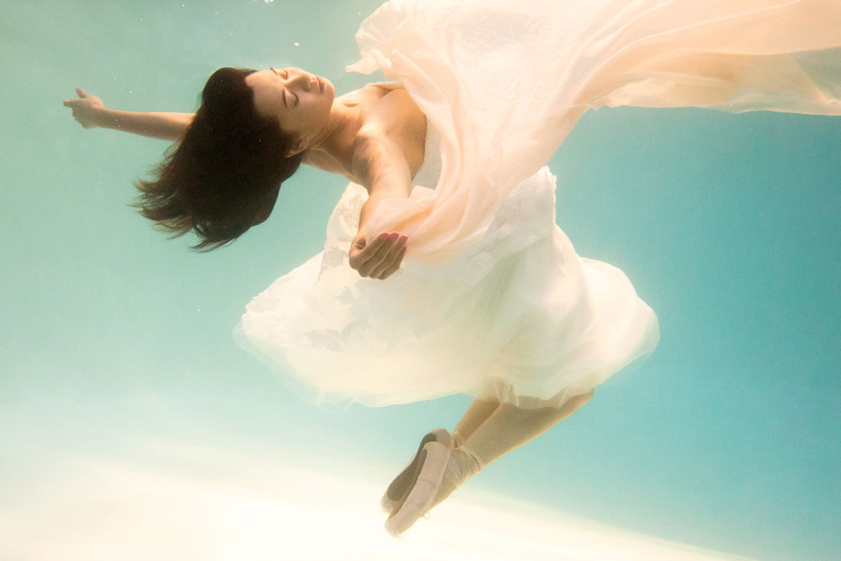 Underwater portraits with directed light Photofocus