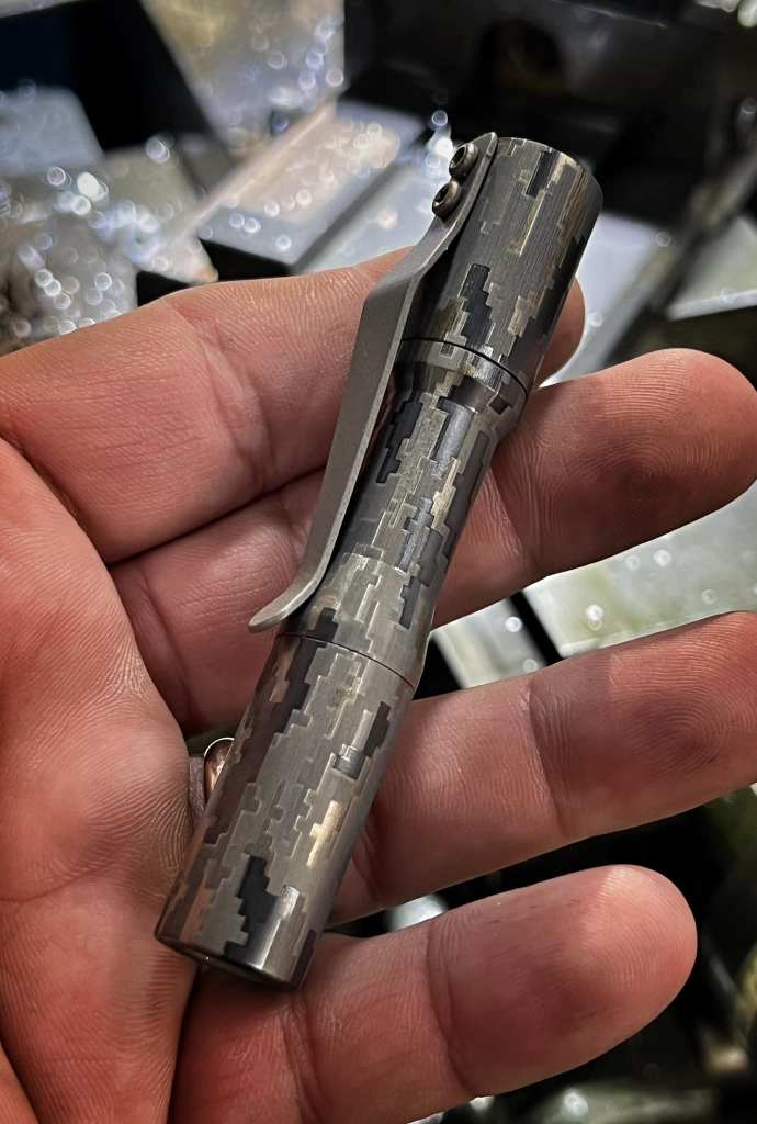 Engraved custom flashlight