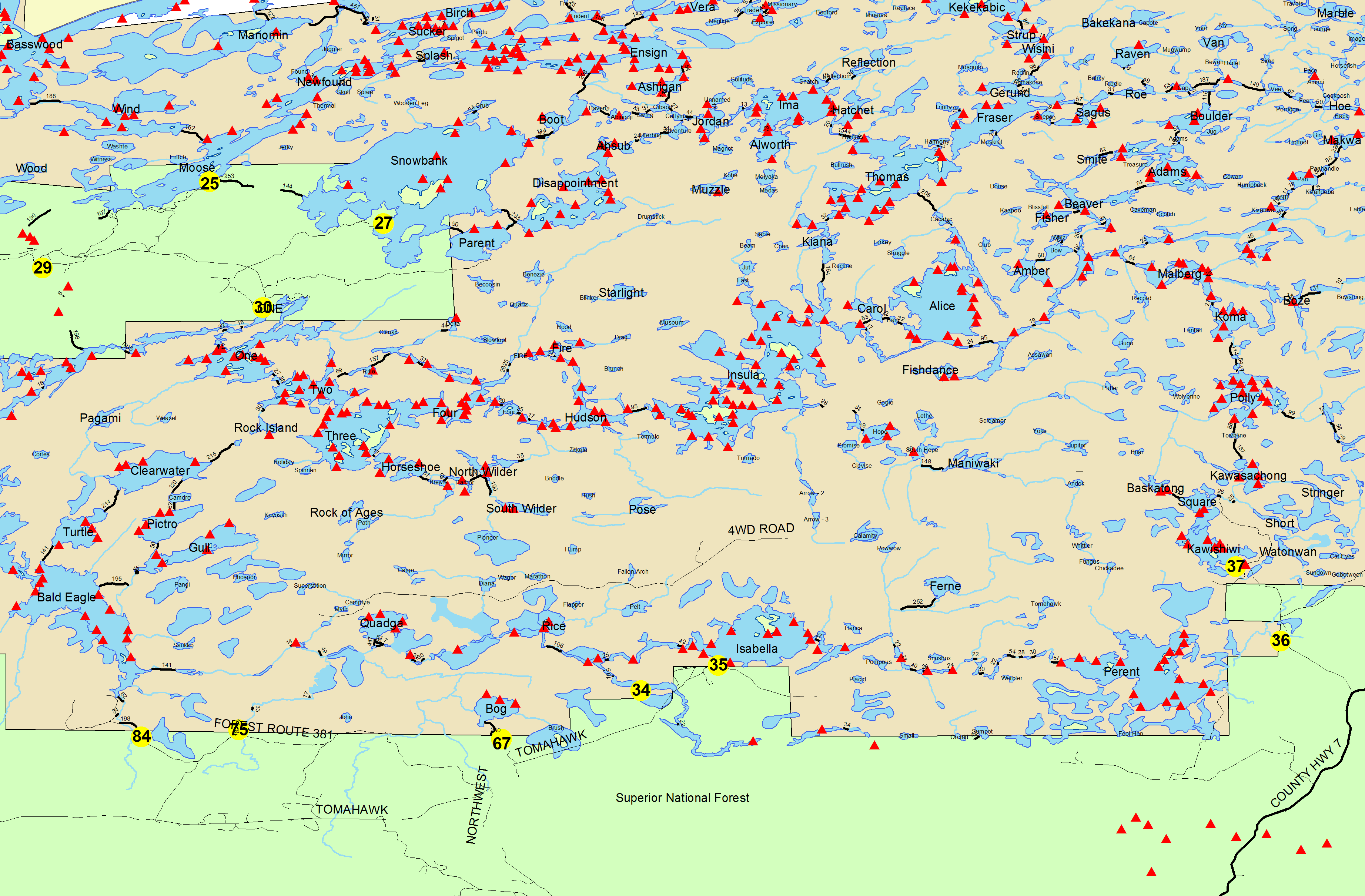 Boundary Waters Routes Blog BWCA BWCAW Quetico Park Entry67 