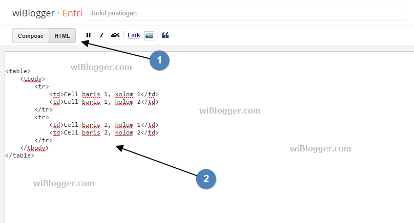Dan seperti biasanya alat yang digunakan dalam membuat website pada tutorial ini ada dua, yaitu; Simaklah Cara Membuat Tabel HTML di Wordpress dan Blogger