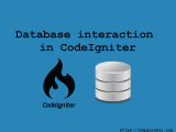 Database Interaction In Codeigniter Database Interaction In Ci Phpgurukul