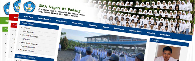 Web sekolah, free vector, green grunge header web, header web template, . Sikolag Website Sekolah Gratis V 1 Responsive Full Color