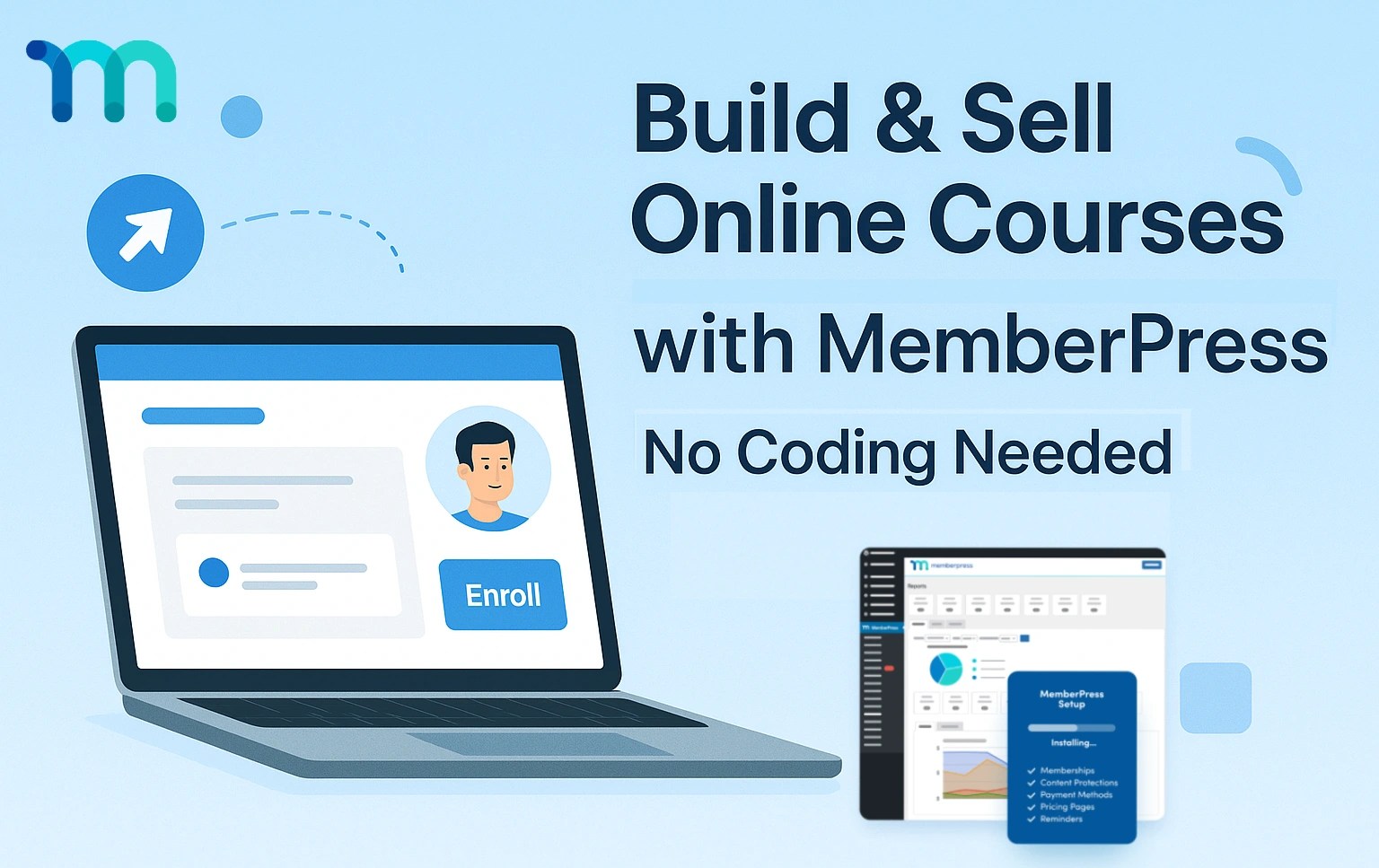 build and sell online courses with MemberPress