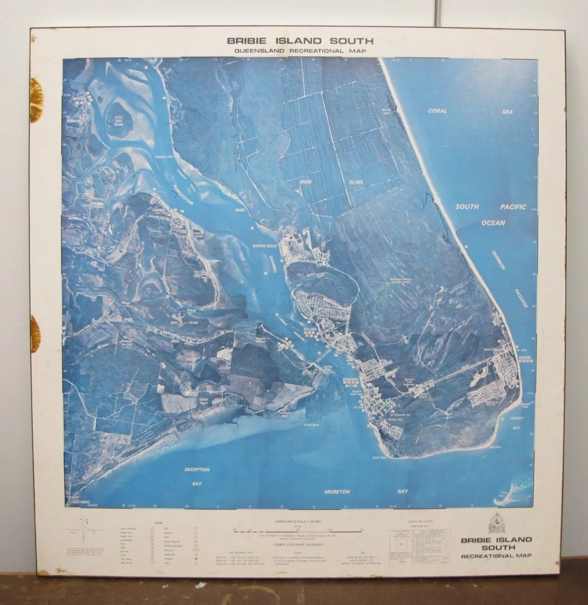 Bribie Island South Map Physics Museum The University IMG 3033.JPG