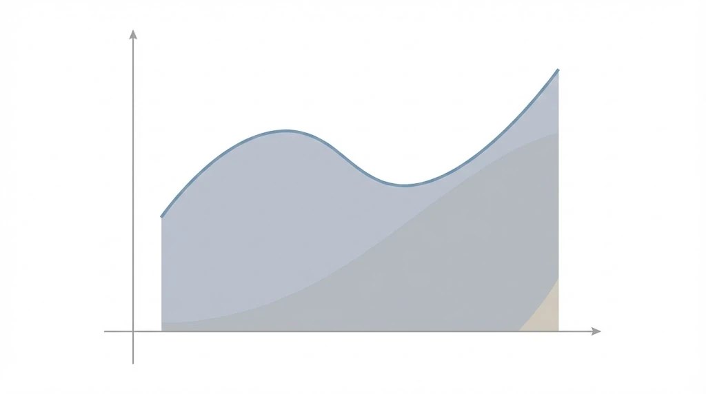 Force displacement graph with shaded area representing work done