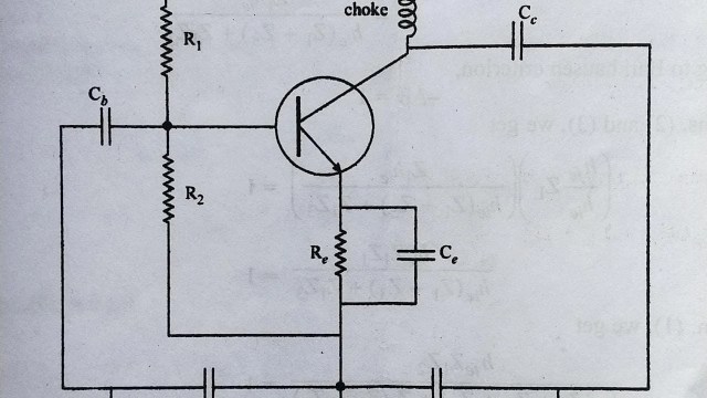 Colpitts Oscillator Derivation
