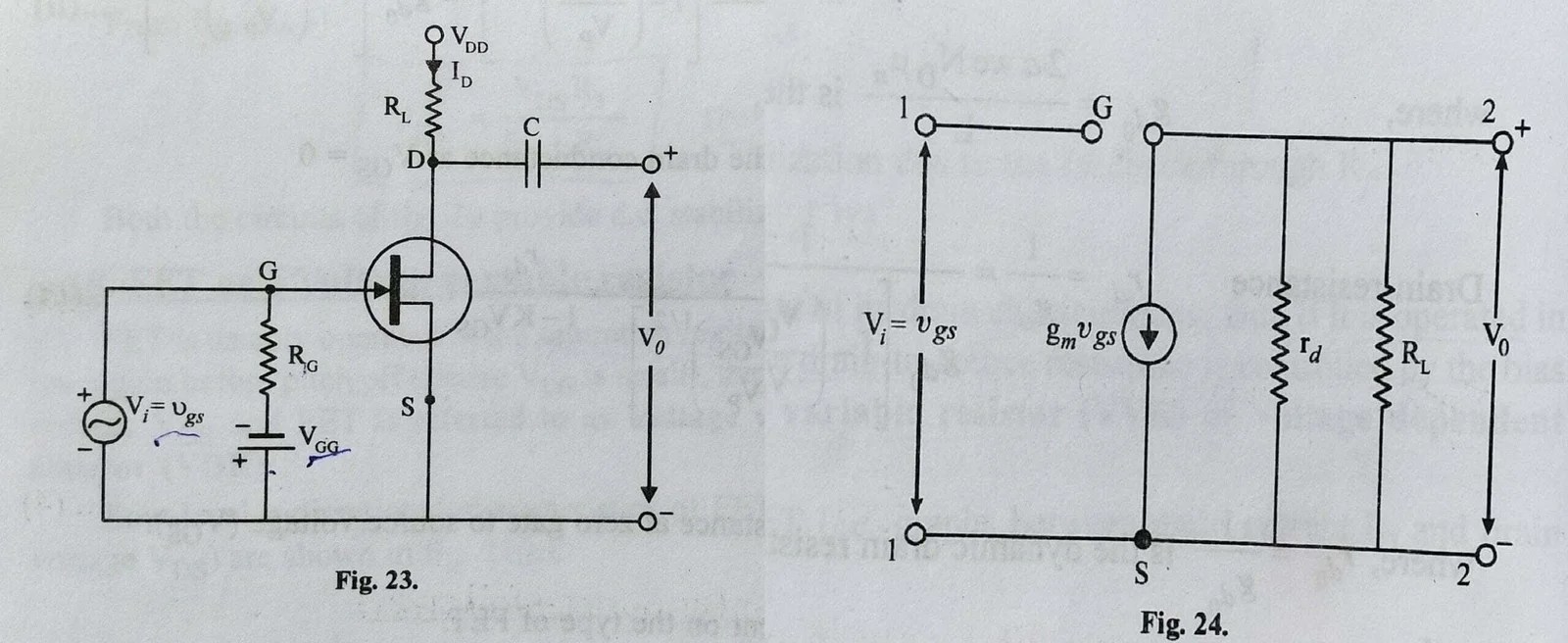 Common source amplifier