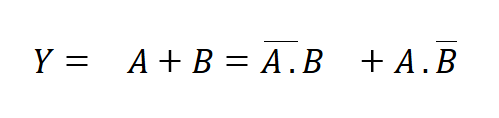 Boolean Expression for the XOR gate